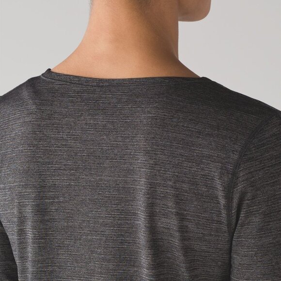 BNWT Lululemon On Track Long Sleeve Heathered Black - size 8 - Picture 4 of 13